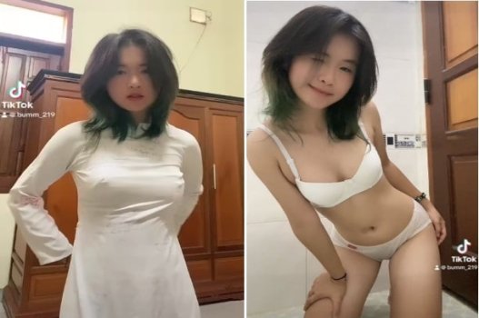 Clip sex nữ sinh chăn chồng đến trai lạ